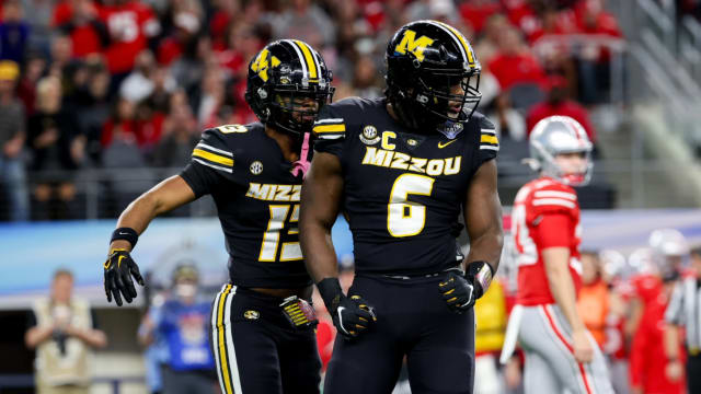 Missouri defensive end Darius Robinson.